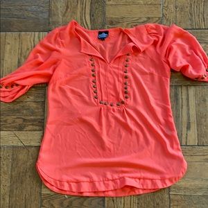 Pink/orange blouse